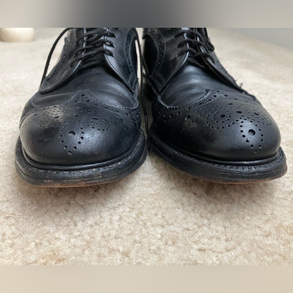 Air-Ride by Crosby Square Mens Wingtip Derby Genuine Leather 9 1/2 - Picture 6 of 10